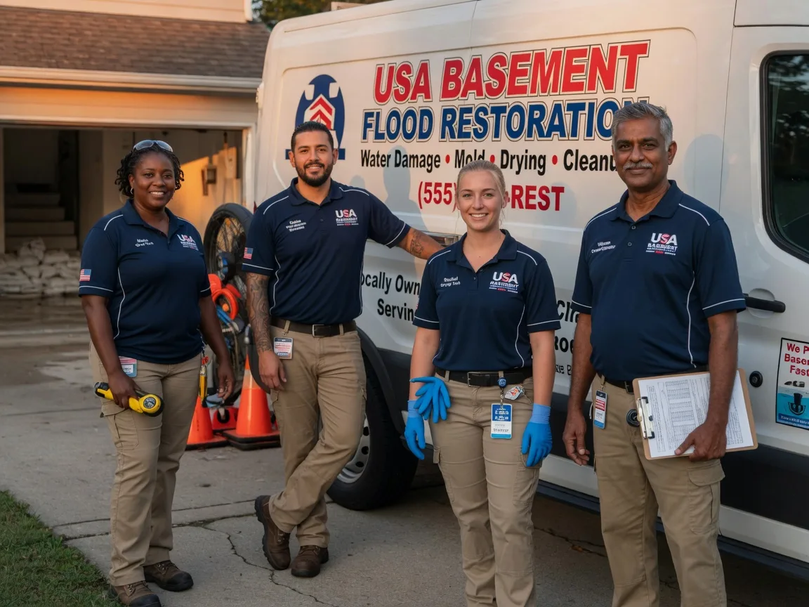 Basement Flood Cleanup company in Lewisville, OH